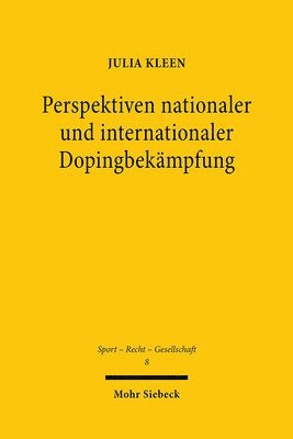 bokomslag Perspektiven nationaler und internationaler Dopingbekmpfung