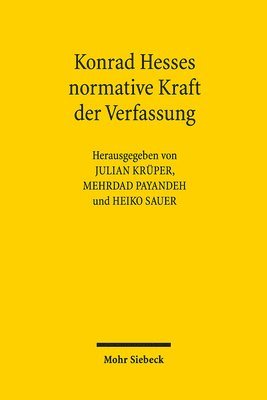 bokomslag Konrad Hesses normative Kraft der Verfassung