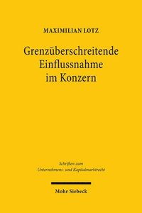 bokomslag Grenzberschreitende Einflussnahme im Konzern