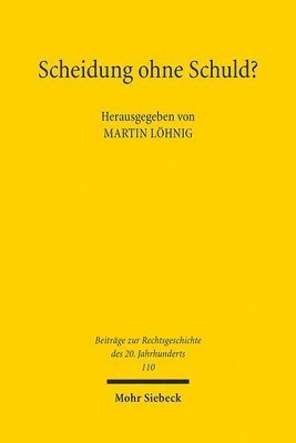 Martin Löhnig - Scheidung ohne Schuld?, Häftad