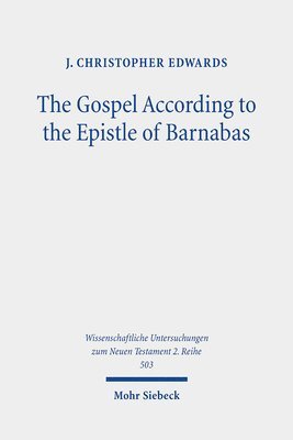 bokomslag Gospel According to the Epistle of Barnabas