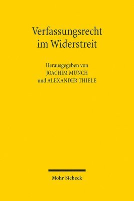 bokomslag Verfassungsrecht im Widerstreit