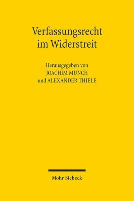 bokomslag Verfassungsrecht im Widerstreit