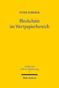 bokomslag Blockchain im Wertpapierbereich