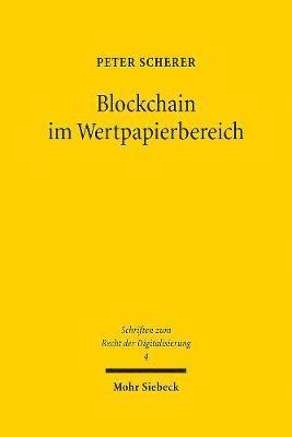 Blockchain im Wertpapierbereich 1