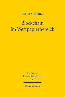 Blockchain im Wertpapierbereich