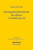 bokomslag Satzungsdurchbrechende Beschlsse in GmbH und AG