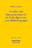 Peter McColgan - Abschied vom Informationsmodell im Recht allgemeiner Geschäftsbedingungen, Inbunden