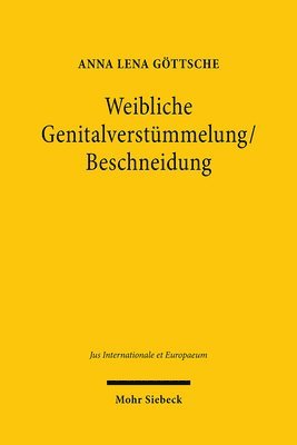 bokomslag Weibliche Genitalverstmmelung/Beschneidung