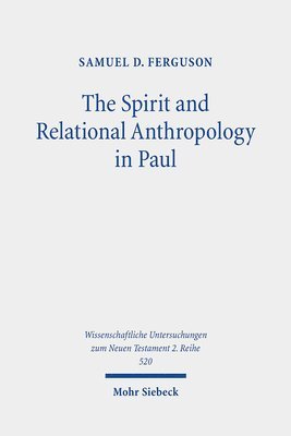 Samuel D. Ferguson - The Spirit and Relational Anthropology in Paul, Häftad