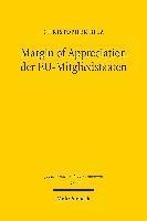 bokomslag Margin of Appreciation der EU-Mitgliedstaaten