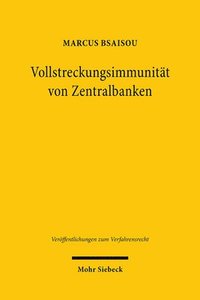 bokomslag Vollstreckungsimmunitt von Zentralbanken