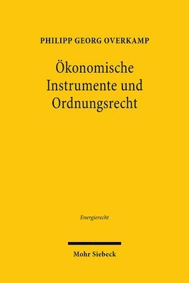 Philipp Georg Overkamp - Ökonomische Instrumente und Ordnungsrecht, Häftad