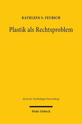 bokomslag Plastik als Rechtsproblem