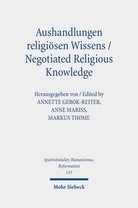 bokomslag Aushandlungen religisen Wissens - Negotiated Religious Knowledge