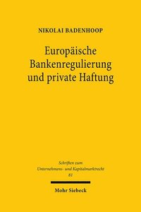 bokomslag Europische Bankenregulierung und private Haftung