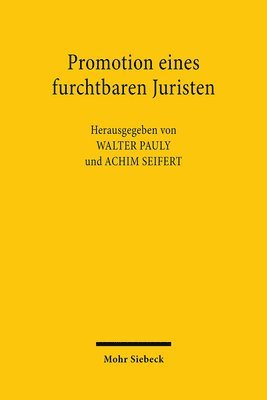 Promotion eines furchtbaren Juristen 1