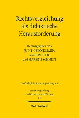 Rechtsvergleichung als didaktische Herausforderung 1