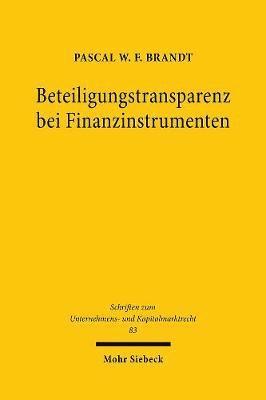 Beteiligungstransparenz bei Finanzinstrumenten