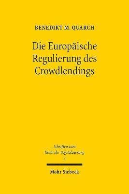 Die Europische Regulierung des Crowdlendings 1
