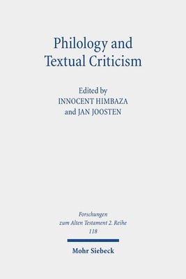 bokomslag Philology and Textual Criticism