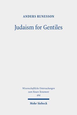 Anders Runesson - Judaism for Gentiles, Inbunden