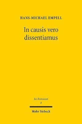 In causis vero dissentiamus 1