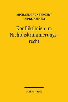 bokomslag Konfliktlinien im Nichtdiskriminierungsrecht