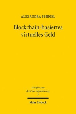 bokomslag Blockchain-basiertes virtuelles Geld