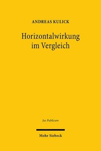 bokomslag Horizontalwirkung im Vergleich