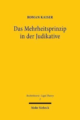 Das Mehrheitsprinzip in der Judikative 1