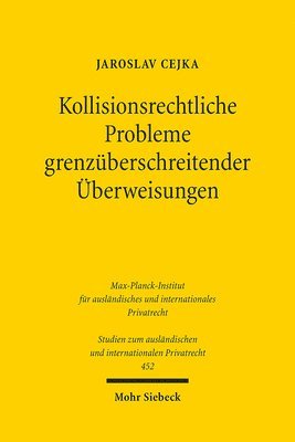 bokomslag Kollisionsrechtliche Probleme grenzberschreitender berweisungen