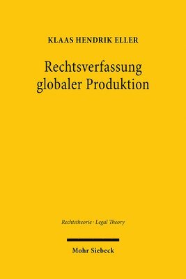 bokomslag Rechtsverfassung globaler Produktion