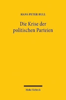 Die Krise der politischen Parteien 1