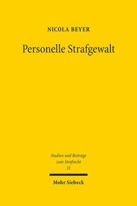 bokomslag Personelle Strafgewalt
