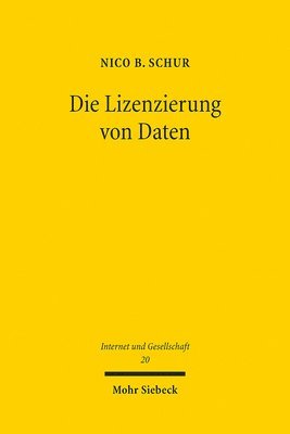 bokomslag Die Lizenzierung von Daten