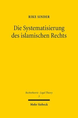Rike Sinder - Die Systematisierung des islamischen Rechts, Inbunden
