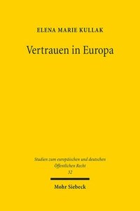 bokomslag Vertrauen in Europa
