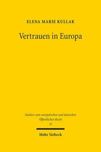 bokomslag Vertrauen in Europa