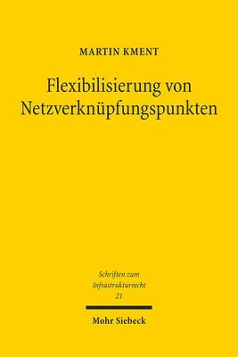 bokomslag Flexibilisierung von Netzverknpfungspunkten