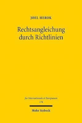 Rechtsangleichung durch Richtlinien 1