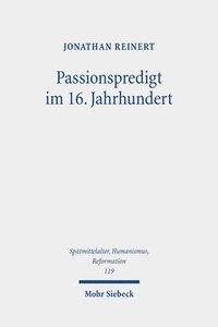 bokomslag Passionspredigt im 16. Jahrhundert