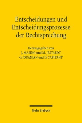 bokomslag Entscheidungen und Entscheidungsprozesse der Rechtsprechung