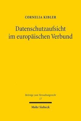 bokomslag Datenschutzaufsicht im europischen Verbund