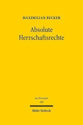 Absolute Herrschaftsrechte 1