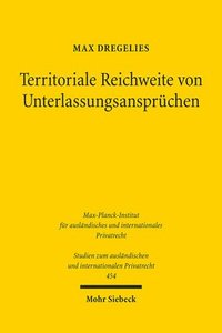 bokomslag Territoriale Reichweite von Unterlassungsansprchen