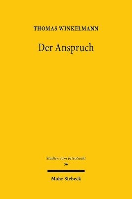 Thomas Winkelmann - Der Anspruch, Inbunden
