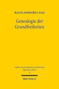 bokomslag Genealogie der Grundfreiheiten