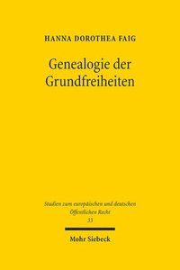 bokomslag Genealogie der Grundfreiheiten