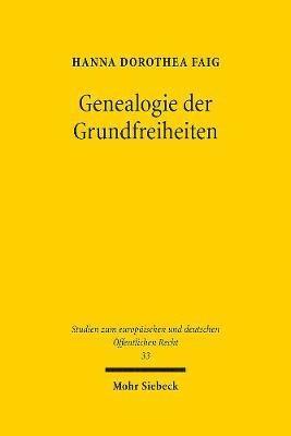 Hanna Dorothea Faig - Genealogie der Grundfreiheiten, Inbunden